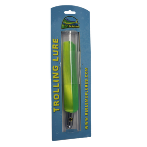6-1/2" Chartreuse & Green Trolling Lure